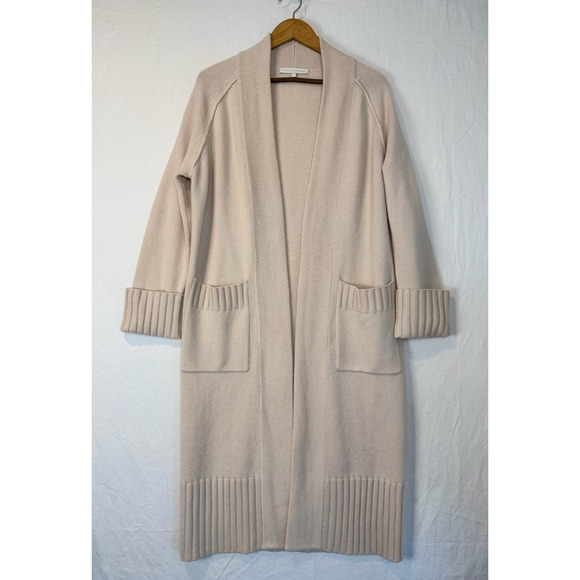 Naked Cashmere Women's Tillyn Longline Cashmere Cardigan Ecru XS NWOT - Picture 6 of 11